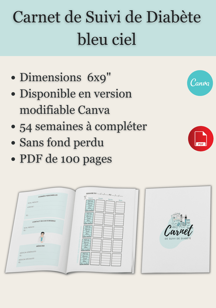 Carnet de Lecture 100 pages 6x9  Kdpfastoche – KDP Fastoche 3.0