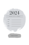 Agenda 2024 | 2 pages par semaine | 6x9