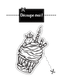 Découpages et coloriages gourmands | 94 pages | 8.5X11