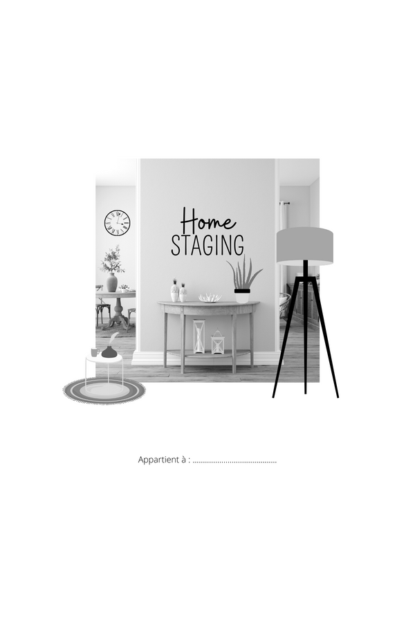 Carnet de Projets Home Staging 97 pages 6x9