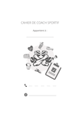 Cahier pour Coach Sportif Homme 99 pages A4 - Kdpfastoche