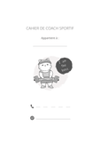 Cahier pour Coach Sportif Chat 99 pages A4 - Kdpfastoche