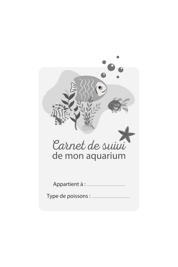 Carnet de suivi Aquarium | 101 pages | 6x9