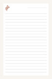 Carnet de notes Ourson beige | 99 pages 6x9 - Kdpfastoche