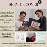 Service COVER+ (création de couvertures de livres pour les auteurs auto-édités)