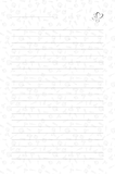 Carnet de notes Couette Noir et blanc | 99 pages 6x9 - Kdpfastoche