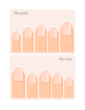 Carnet de suivi Nail Art en couleurs | 73 pages | 8,5x11