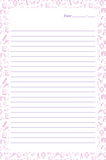 Carnet de notes Merci Super-maîtresse  | en couleurs | 100 pages | 6x9