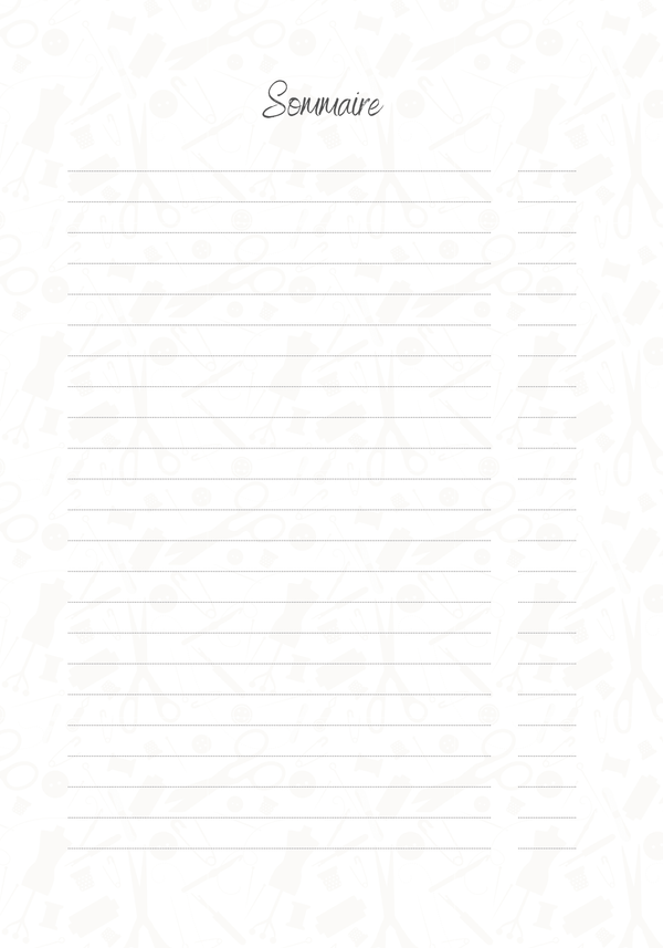 Ma Tissuthèque couleur crème 100 pages 7x10 - Kdpfastoche